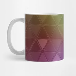 Rainbow Mosaic Tiles Triangle Mug